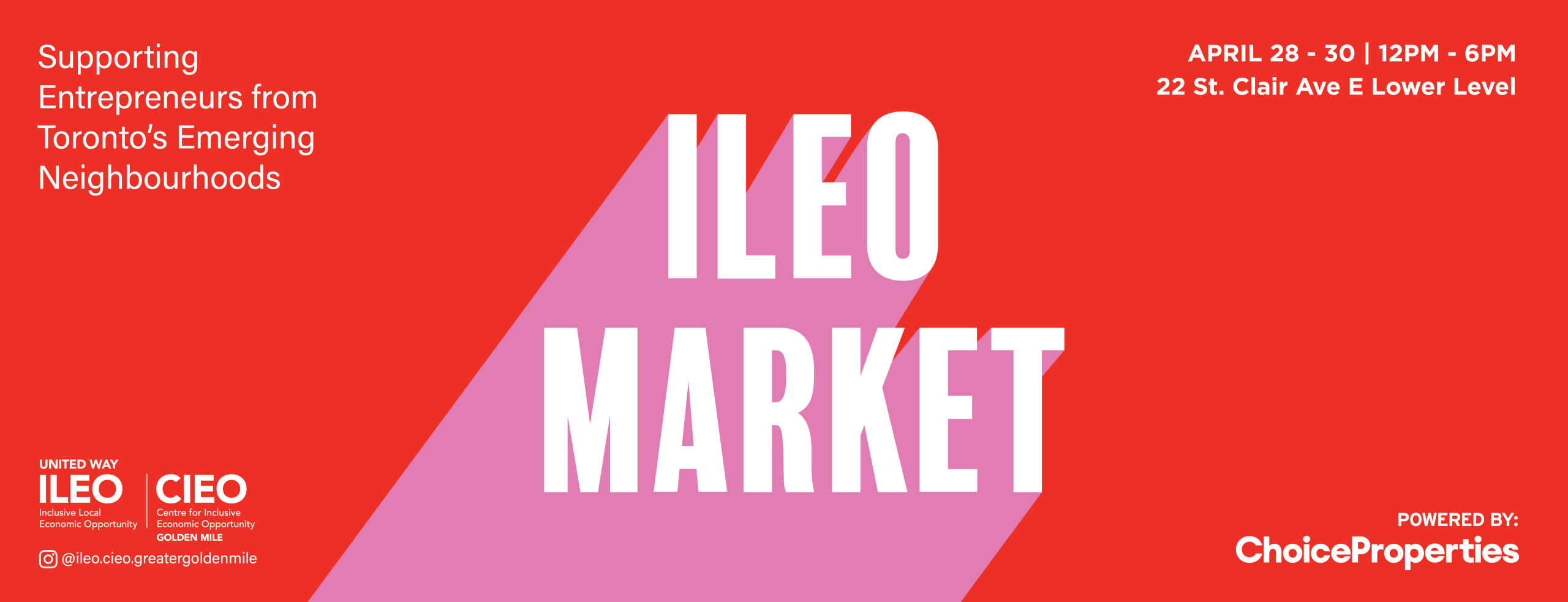 Marché printanier d’ILEO Banner