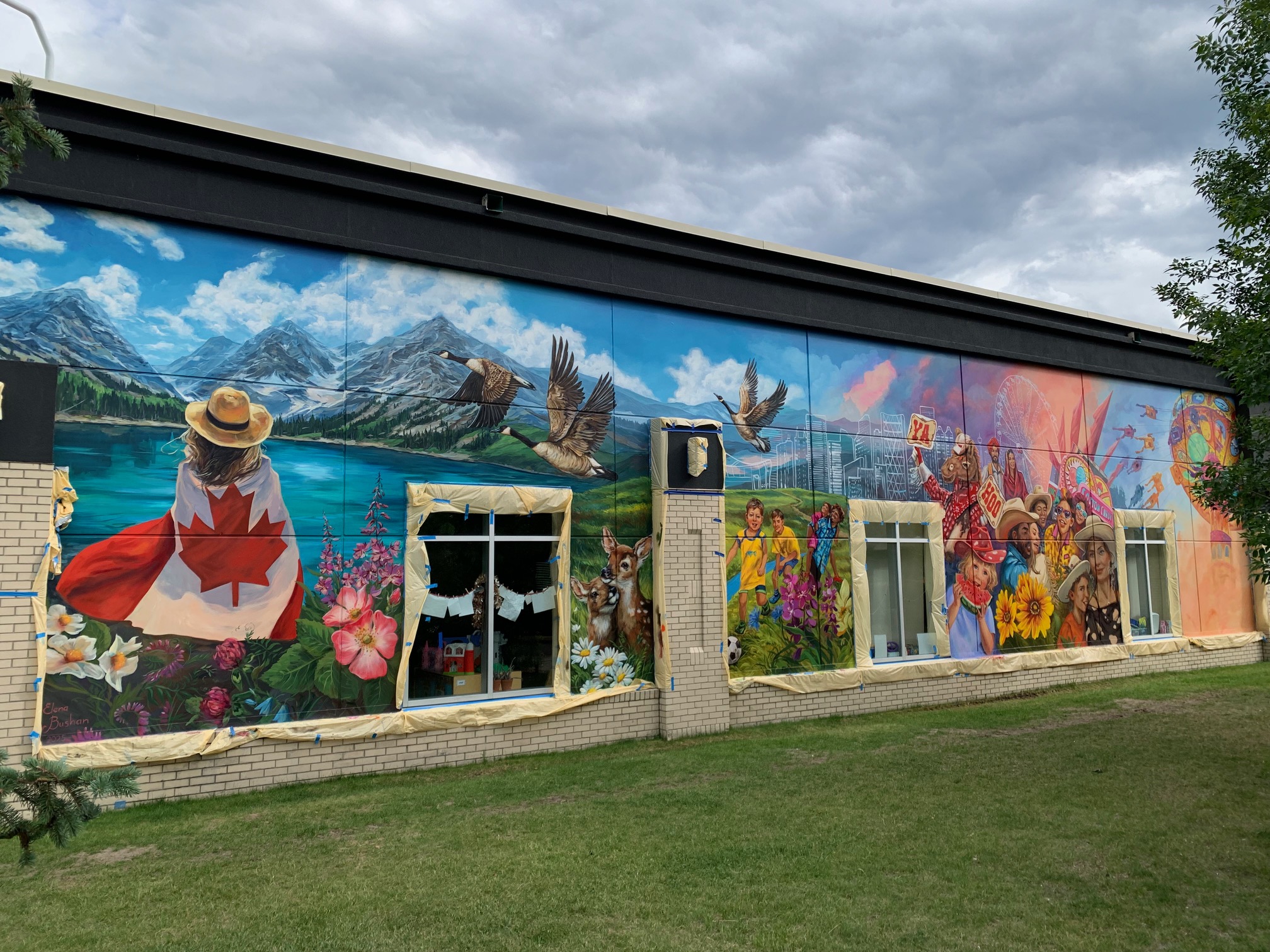 Calgary Creekside Mural 4